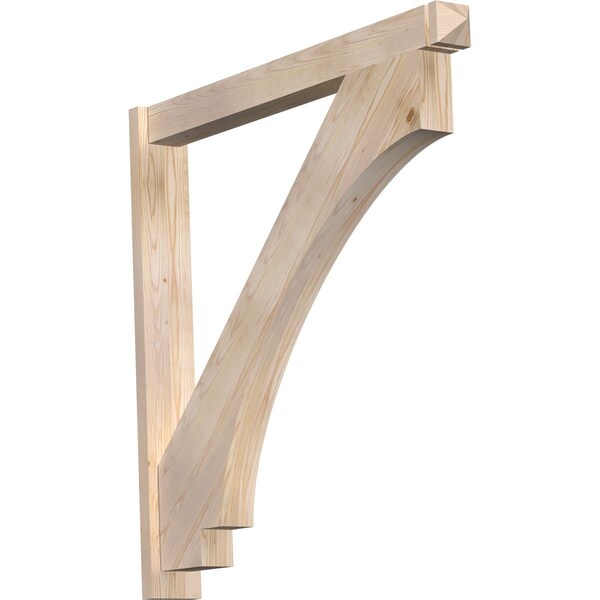 Ekena Millwork Imperial Arts & Crafts Smooth Outlooker, Douglas Fir, 5 1/2"W x 46"D x 46"H OUT06X46X46IMP03SDF - main
